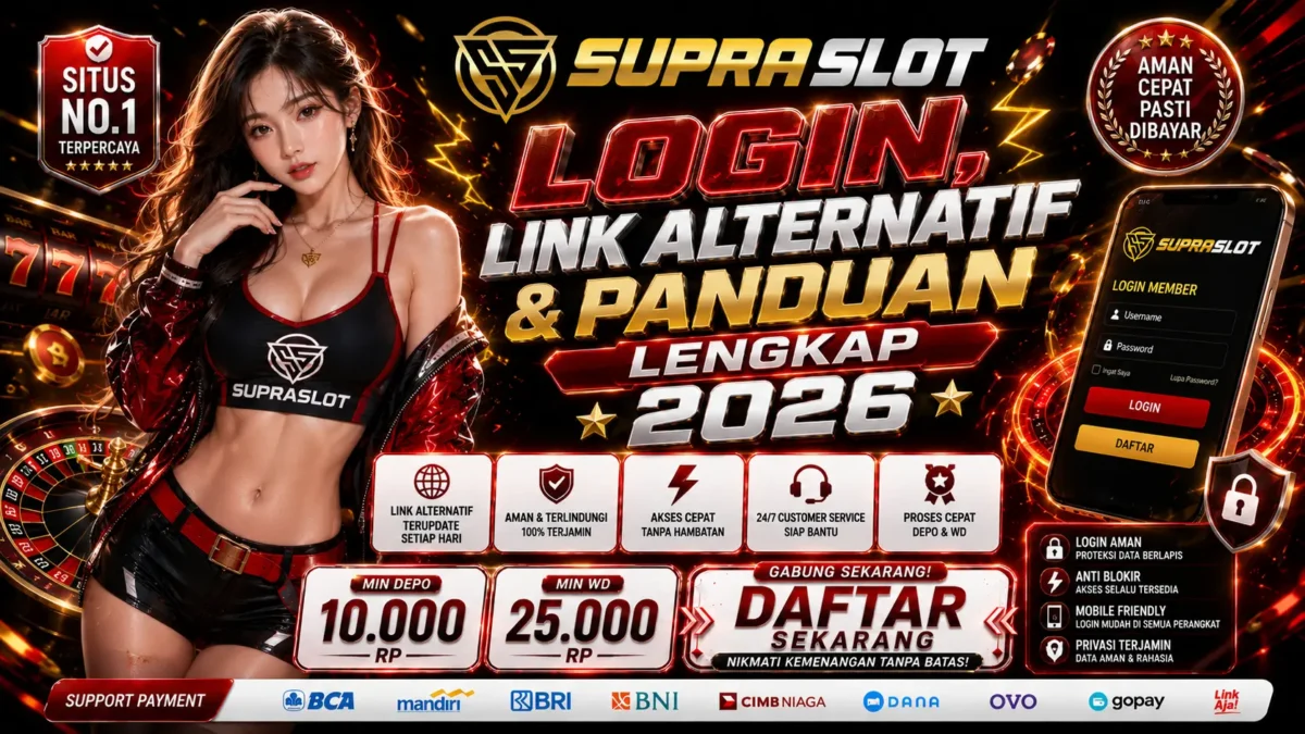 SUPRASLOT link alternatif anti blokir - daftar dan login mudah di semua perangkat